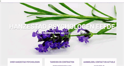 Desktop Screenshot of hanzestadpsychologen.nl