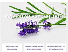Tablet Screenshot of hanzestadpsychologen.nl